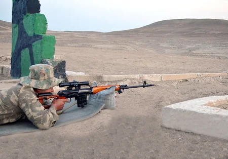 Azerbaijani snipers attend training to increase their professionalism