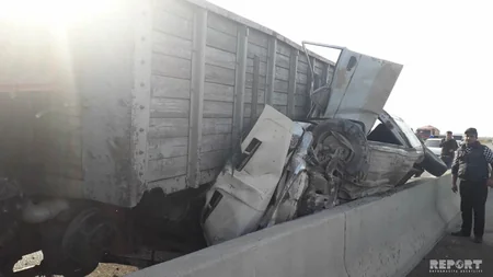 Kürdəmirdə yol qəzası olub, xəsarət alanlar var - FOTO - VİDEO - YENİLƏNİB