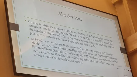 Peruca Universitetində Azərbaycanın xarici siyasət prioritetlərindən danışılıb