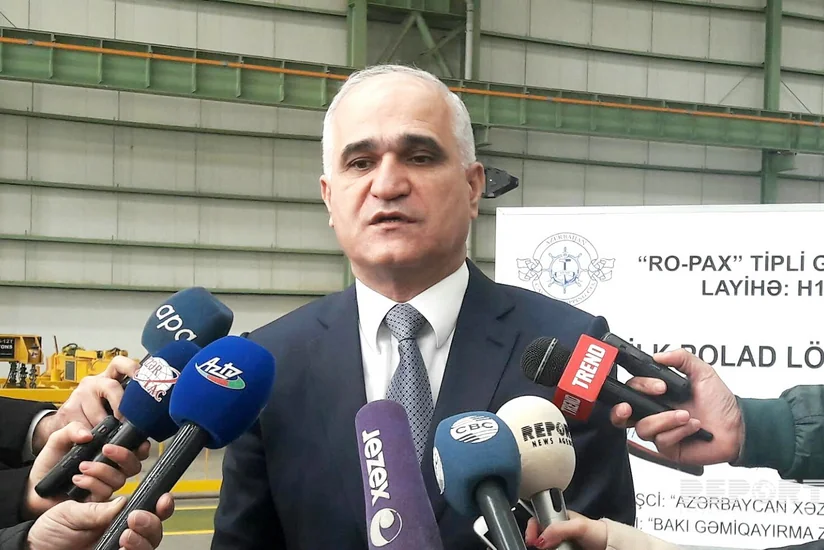 Nazir: Bakı Beynəlxalq Dəniz Ticarət Limanının tikintisi bu il bitməlidir