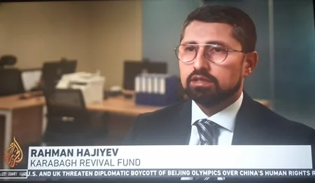 Al Jazeera broadcasts report from Azerbaijan's liberated territories