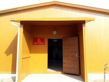 A new military unit built for Azerbaijani army was put into operation on the frontline