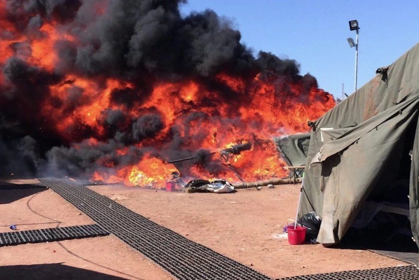 Fire near British base in Cyprus brought under control