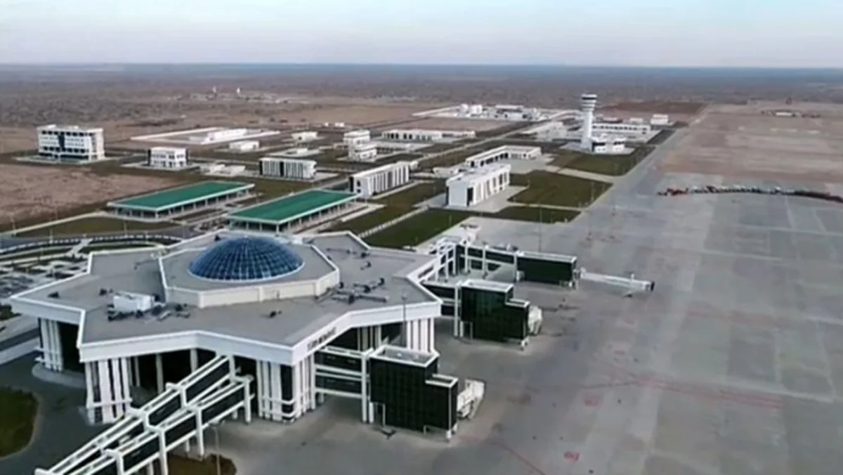 Türkmənistanın hava limanı “Ginnesin rekordlar kitabına düşüb