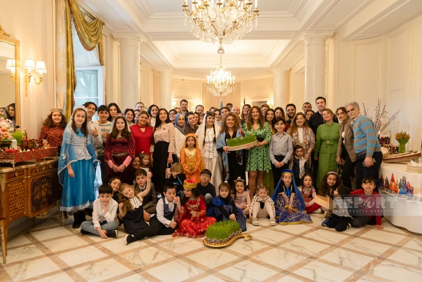 Fransada azərbaycanlı uşaqlar üçün Novruz şənliyi təşkil edilib