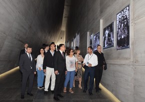 Beynəlxalq Simpoziumun iştirakçıları Quba Soyqırımı Memorial Kompleksini ziyarət ediblər