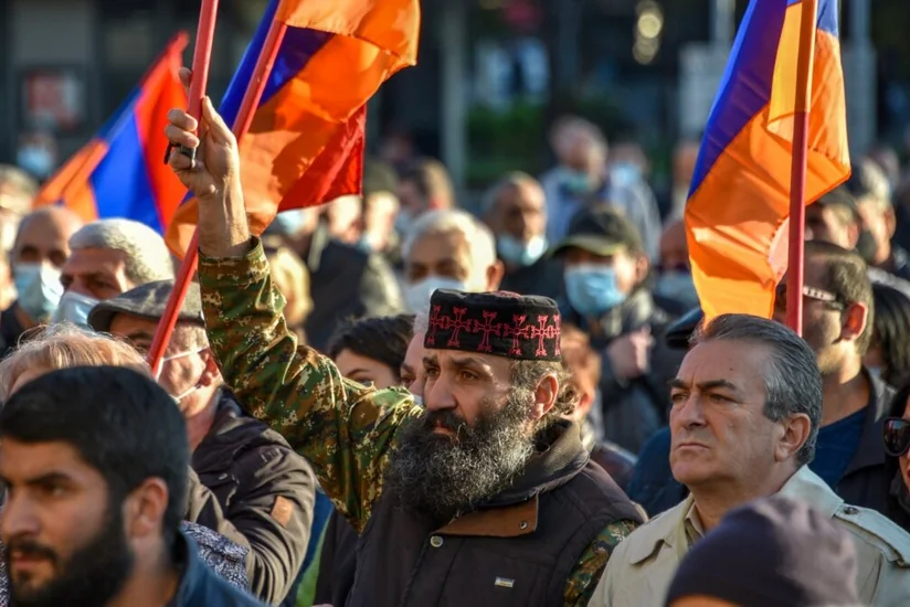 В Ереване снова начались акции протеста с требованием отставки Пашиняна