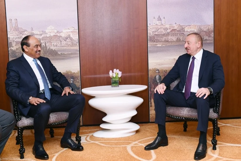 President Ilham Aliyev meets with Kuwaiti Prime Minister in Munich