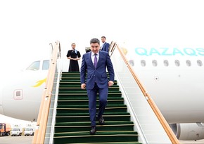 Kazakhstan’s Prime Minister arrives in Azerbaijan for ECO’s 17th summit