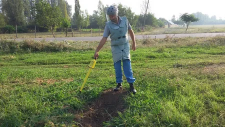 Tərtərdə tank əleyhinə mina tapılıb