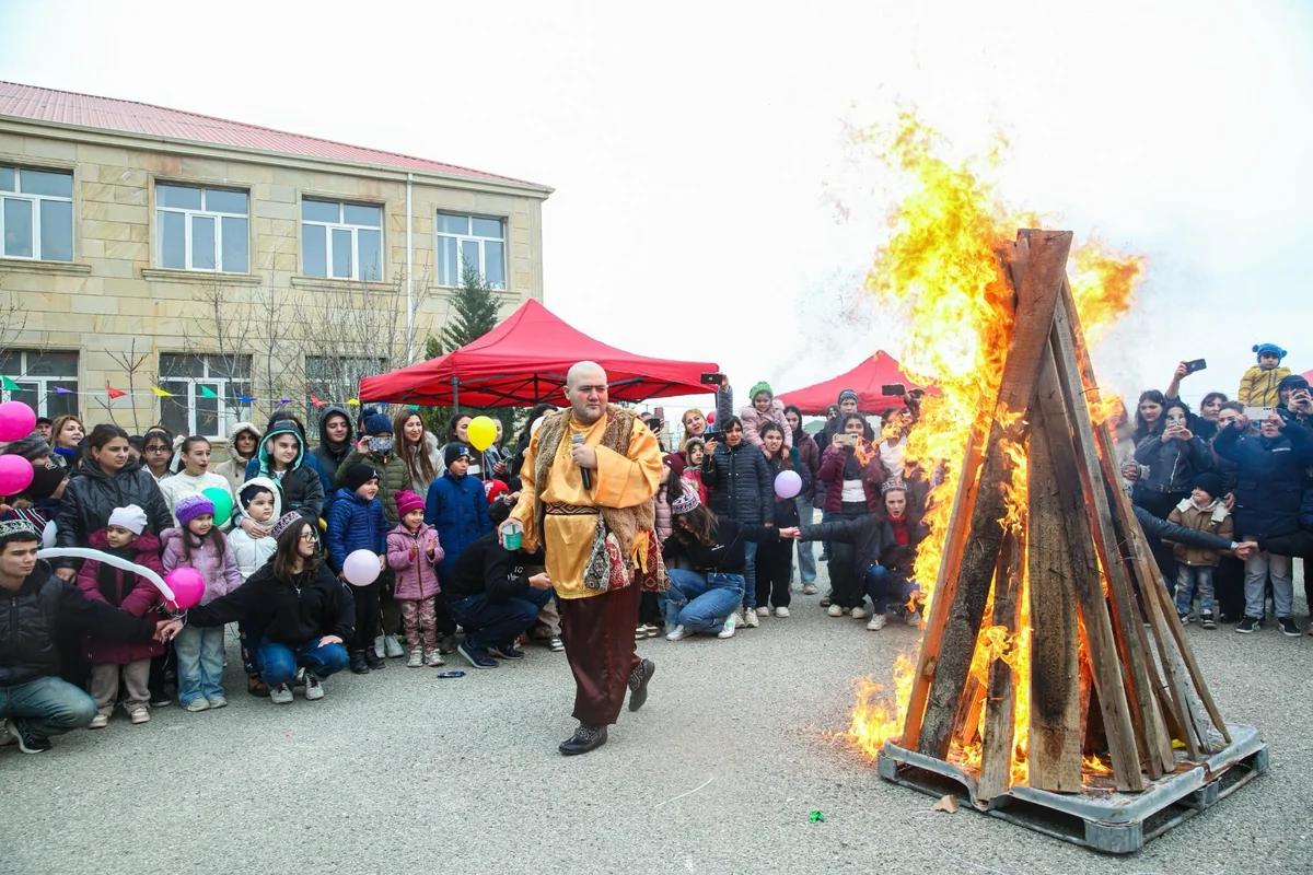 İDEA İctimai Birliyinin təşəbbüsü ilə Xızı rayonunda uşaqlar üçün Novruz şənliyi keçirilib