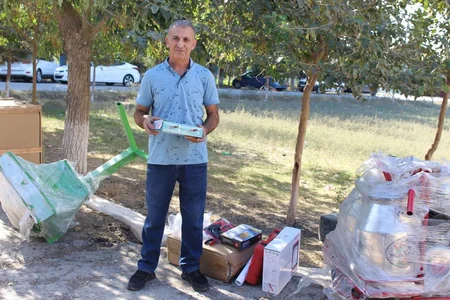 Bir qrup müharibə veteranına seçdikləri biznes istiqamətlər üzrə mal və materiallar təqdim edilib