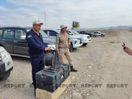 International travelers view demining works in Azerbaijan's Jabrayil 