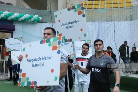 Heydər Əliyevin xatirəsinə həsr olunmuş minifutbol turnirinin açılış mərasimi keçirilib