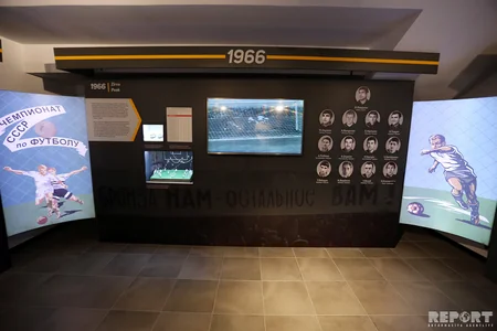 “Neftchi” football club museum and fan shop presented