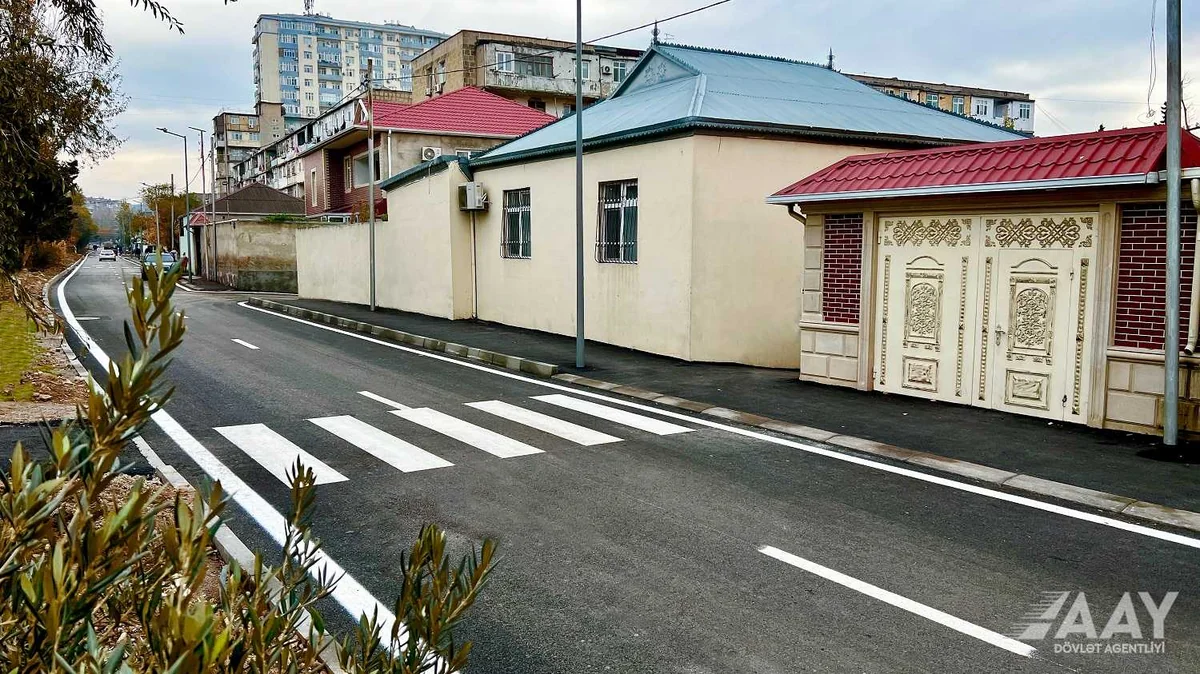 Bakının Cavanşir küçəsi təmir edilib