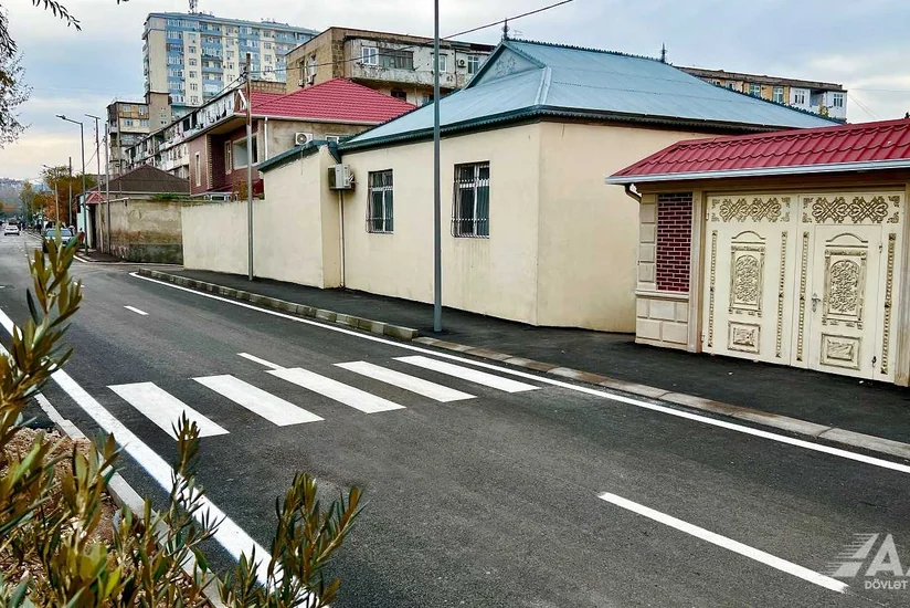 Bakının Cavanşir küçəsi təmir edilib