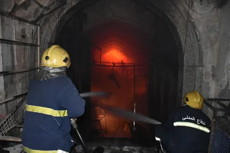 Kərkükdə Osmanlı dövrünə aid tarixi bazarda yanğın olub