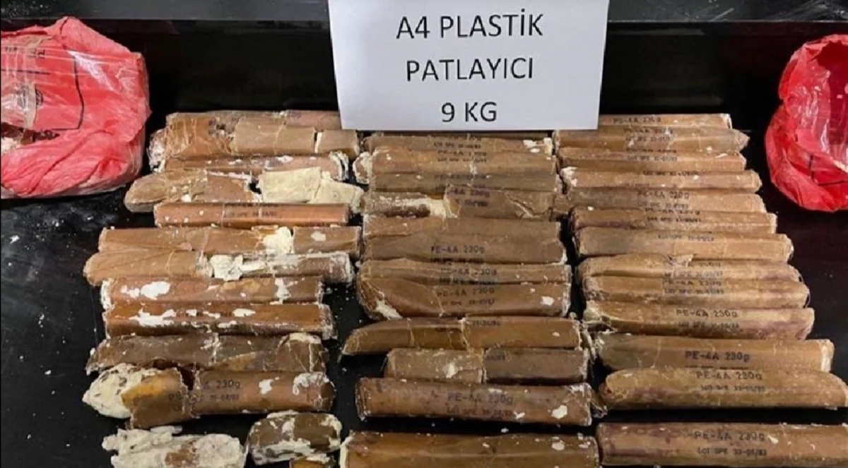 Türkiyədə külli miqdarda narkotik və partlayıcı maddə ələ keçirildi