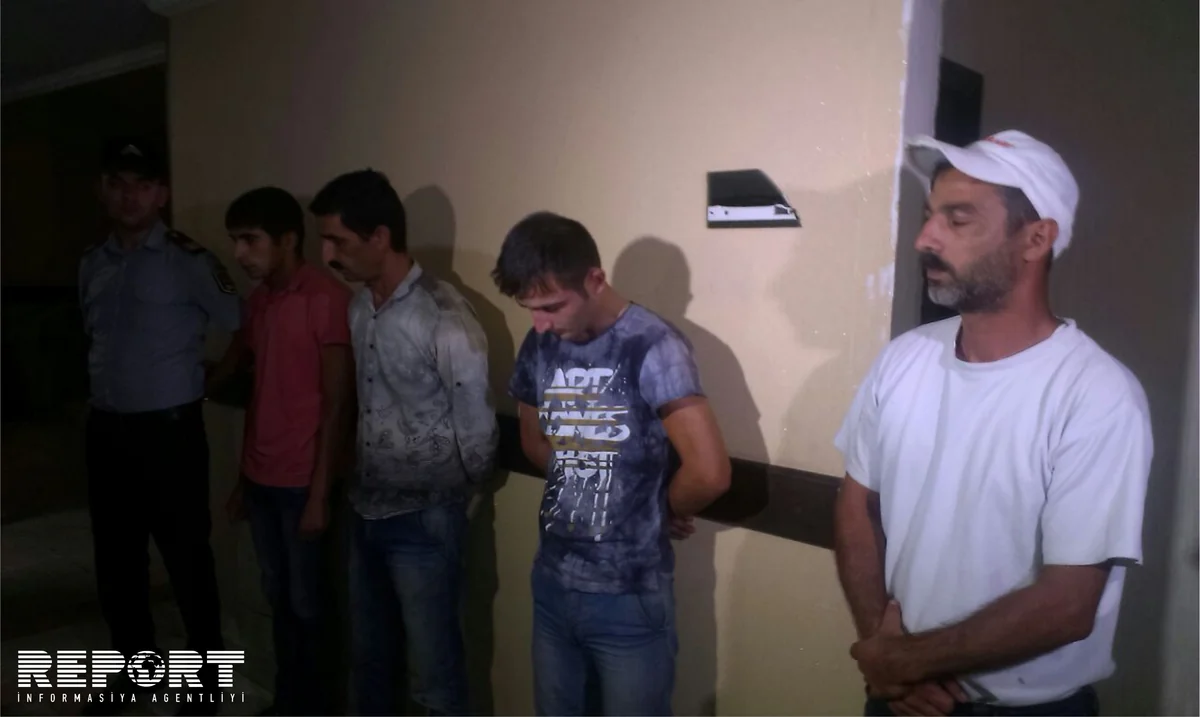 Lənkəranda qızıl oğurluqları edən dəstə üzvləri tutulub - FOTO