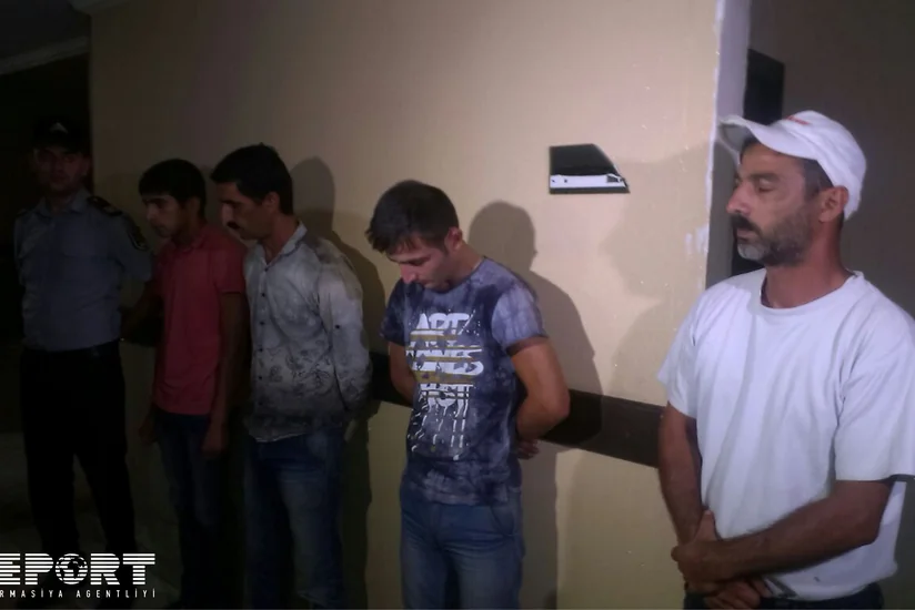 Lənkəranda qızıl oğurluqları edən dəstə üzvləri tutulub - FOTO