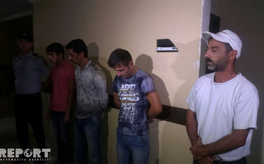 Lənkəranda qızıl oğurluqları edən dəstə üzvləri tutulub - FOTO