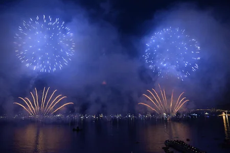 Video demonstrating fireworks during the days of Azerbaijani Culture in Cannes revealed