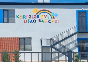 Ağdamın Kəngərli kəndində 120 yerlik körpələr evi - uşaq bağçası fəaliyyət göstərəcək