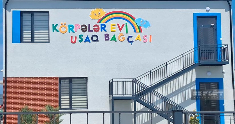Ağdamın Kəngərli kəndində 120 yerlik körpələr evi - uşaq bağçası fəaliyyət göstərəcək