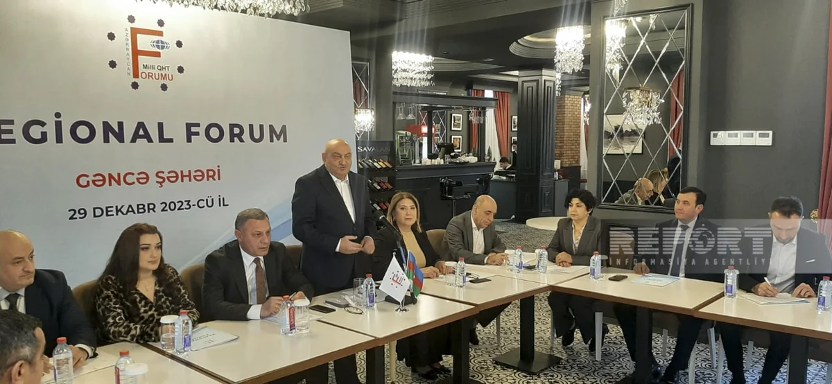 Milli QHT Forumu Gəncədə regional forum keçirib