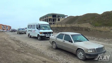 Qudyalçayın üzərində müvəqqəti yeni alternativ yol salınıb