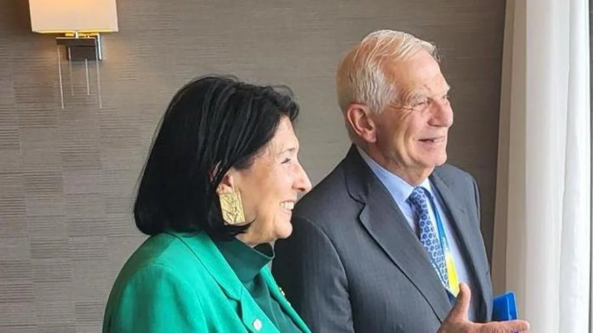Borrel Zurabişvili ilə Gürcüstanın Avropadakı perspektivlərini müzakirə edib