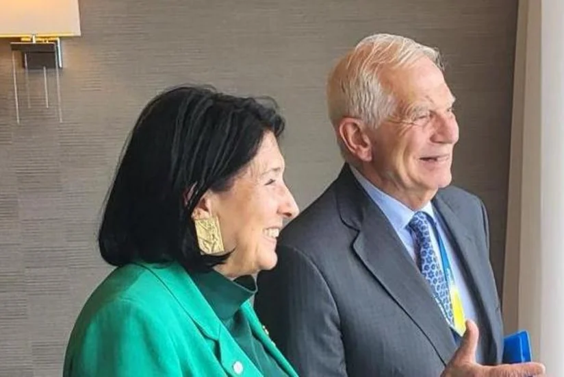 Borrel Zurabişvili ilə Gürcüstanın Avropadakı perspektivlərini müzakirə edib