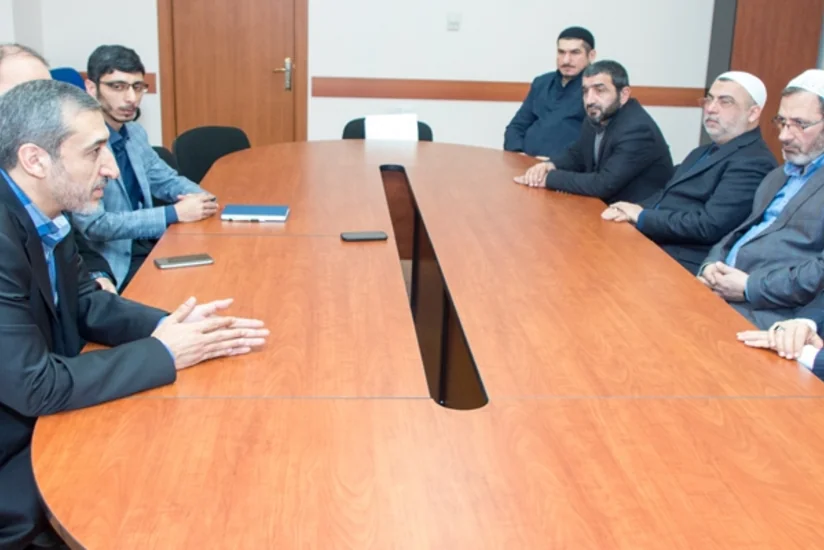 Türkiyəli jurnalistlər QMİ-də olub