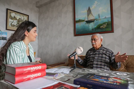 84 yaşlı Aydın Kazımzadə: İnsan atadan-anadan yox, həyat yoldaşı dünyadan köçəndə yetim qalır - MÜSAHİBƏ