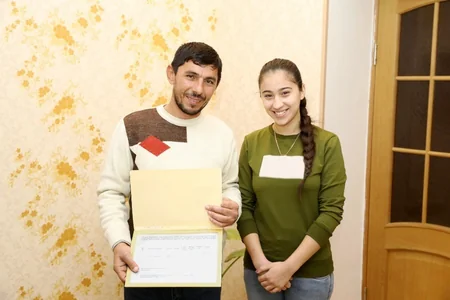 Kürdəmir və Ağsuda şəhid ailələri və müharibə əlillərinə mənzillər verilib
