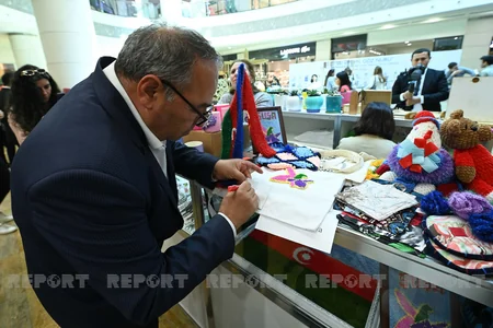 Bakıda 46-cı “Əl Əməyi, Göz Nuru” satış-sərgisinin açılışı olub