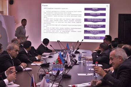 Heydər Əliyev adına neft emalı zavodunda ictimaiyyətlə görüş keçirilib