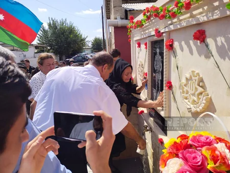 Biləsuvarda şəhid Hikmət Bağırlının xatirəsinə bulaq açılışı olub