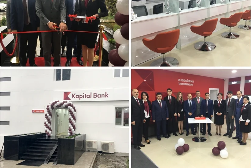 Kapital Bank открыл обновленный филиал в Габале