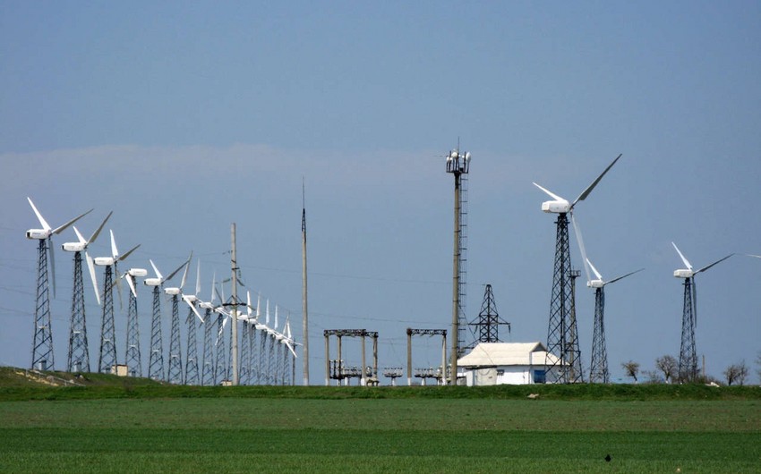 Azərbaycanda külək elektrik stansiyalarında istehsal 20% azalıb