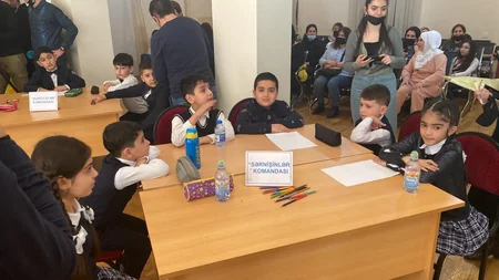 Bakıda uşaqlara yol hərəkəti qaydaları ilə bağlı tədbir keçirilib