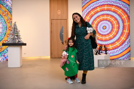 “Nine Sense” art-mərkəzində “ART-ELKA” sərgisinin açılışı olub