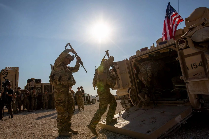 Series of explosions hit US base in Syria