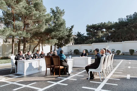 Vilayət Eyvazov Sumqayıtda vətəndaş qəbulu və sıra baxışı keçirib