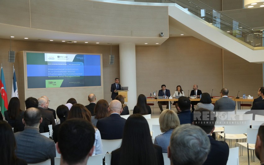 ADA Universitetində “Qloballaşan dünyada beynəlxalq arbitraj” adlı konfrans keçirilib