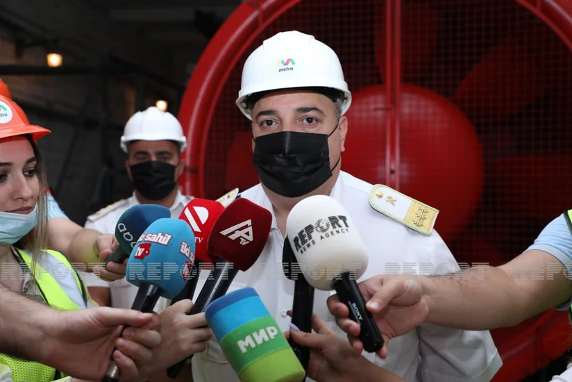 Bakı Metropoliteni 10 yeni güclü ventilyator istifadəyə verib