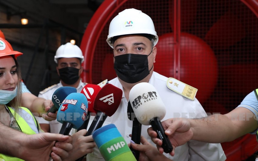 Bakı Metropoliteni 10 yeni güclü ventilyator istifadəyə verib