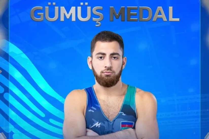 Azərbaycan güləşçisi dünya çempionatında gümüş medal qazanıb
