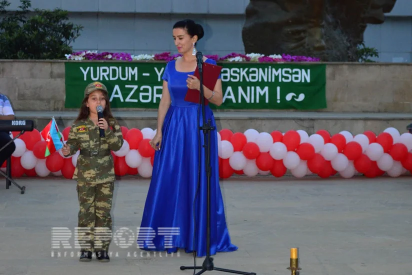 ​Ramazan bayramı münasibəti ilə Lənkəranda bayram şənliyi keçirilib - FOTO